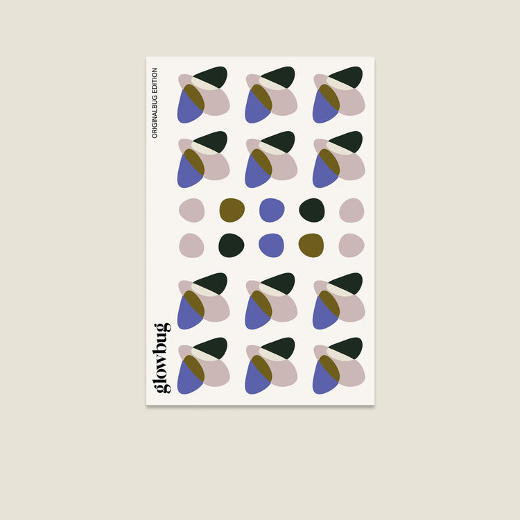 Reflektierende Glowbug Sticker auf Stickerbogen – Design in Originalbug Edition