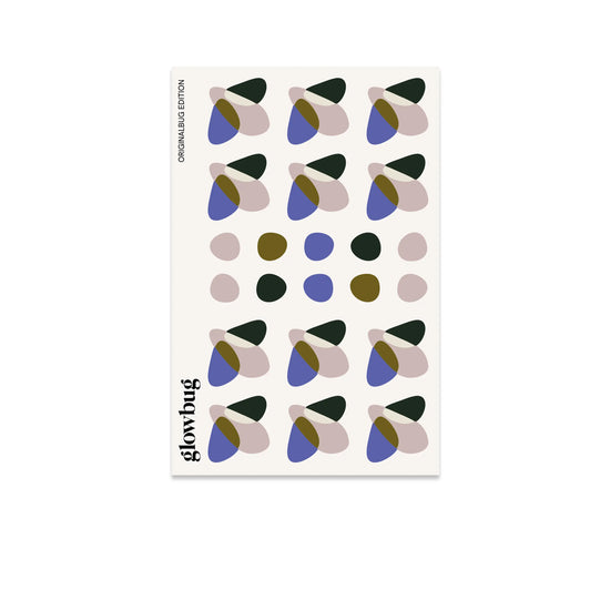 Reflektierende Glowbug Sticker auf Stickerbogen – Design in Originalbug Edition