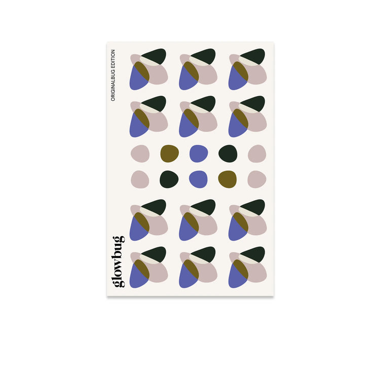 Reflektierende Glowbug Sticker auf Stickerbogen – Design in Originalbug Edition