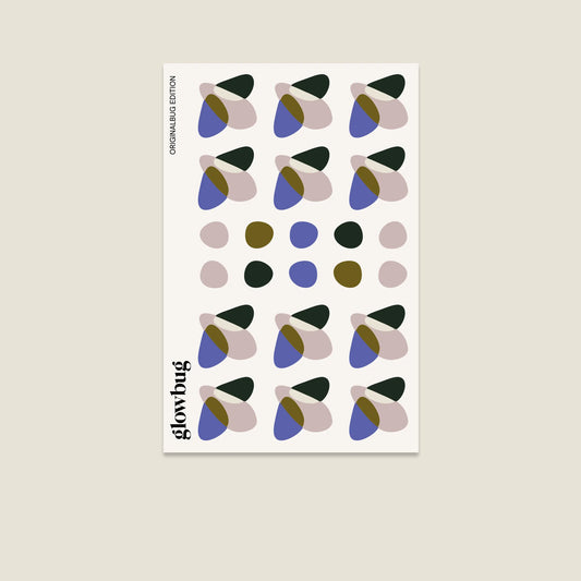 Reflektierende Glowbug Sticker auf Stickerbogen – Design in Originalbug Edition
